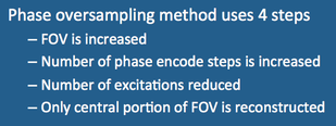 phase oversampling MRI