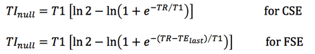 TI for nulling